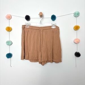 Nuuds Brown Cinnamon Sleep Lounge Shorts
